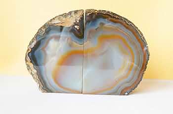 瑪瑙 断面 輪切り 原石 鑑賞石 飾り石 置物 メノウ　2点　まとめ売り 瑪瑙 断面 輪切り 原石 鑑賞石 飾り石 置物 メノウ 2点 まとめ